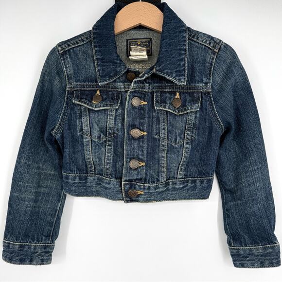Ralph Lauren Other - Ralph‎ Lauren Polo Goods Denim Crop Jacket 4/4T